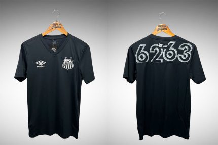 Santos 2021 Camisa Black Pack Tam P