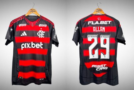 Flamengo 2025 Primeira Camisa Tam M Nº 29 Allan.