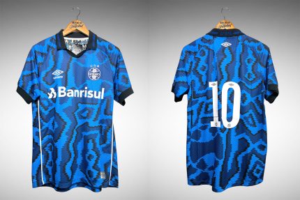 Grêmio 2021 Terceira Camisa Tam M Nº 10.