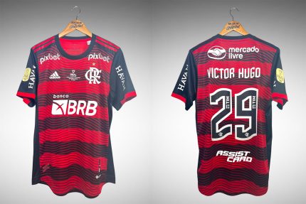 Flamengo 2022 Primeira Camisa Tam M Nº 29 Victor Hugo.