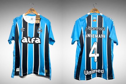 Grêmio 2025 Primeira Camisa Tam G Nº 4 Kannemann.