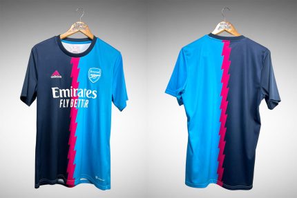 Arsenal 2022 Camisa de Aquecimento Tam M.