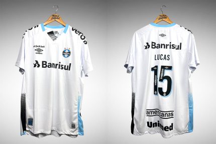 Grêmio 2022 Segunda Camisa Tam GG Nº 15 Lucas.