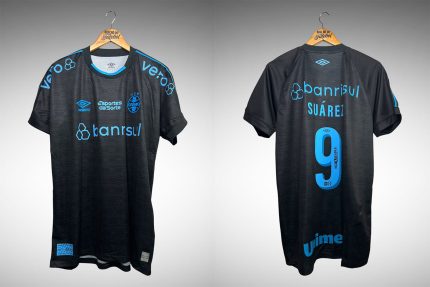 Grêmio 2023 Terceira Camisa Tam G Nº 9 Suárez.