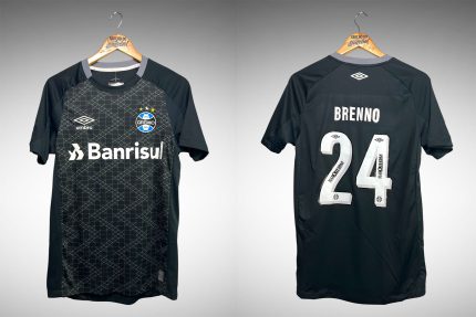 Grêmio 2022 Camisa de Goleiro Tam P Nº 24 Brenno.