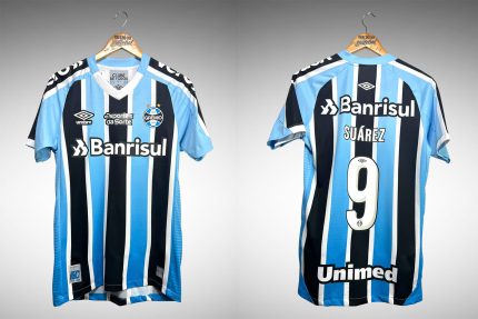 Grêmio 2022 Primeira Camisa Tam P Nº 9 Suárez.