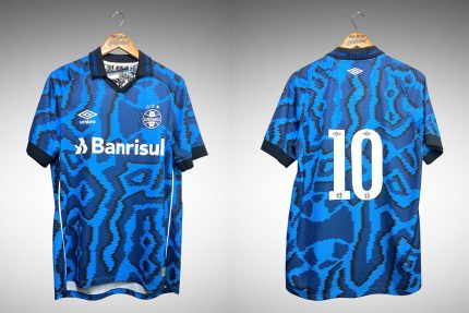 Grêmio 2021 Terceira Camisa Tam G Nº 10.