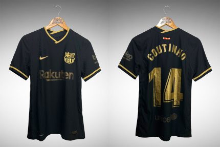 Barcelona 2020 Segunda Camisa Tam P Nº 14 Coutinho.