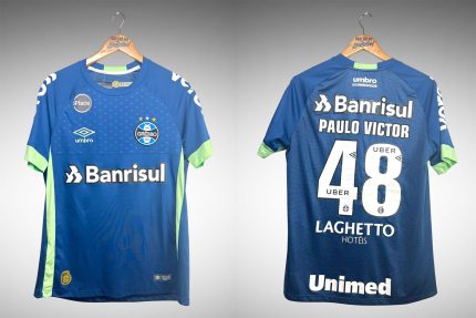 Grêmio 2018 Camisa de Goleiro Tam M Nº 48 Paulo Victor.