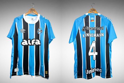 Grêmio 2025 Primeira Camisa Tam G Nº 4 Kannemann.
