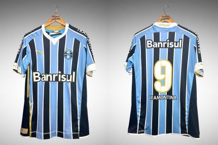 Grêmio 2009 Primeira Camisa Copa Libertadores Tam M Nº 9.