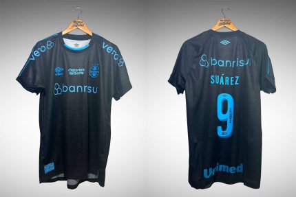 Grêmio 2023 Terceira Camisa Tam G Nº 9 Suárez.