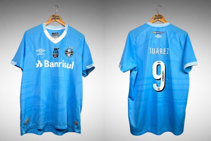 Grêmio 2022 Terceira Camisa Tam GG Nº 9 Suárez.