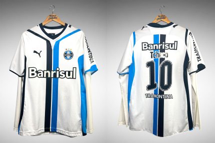 Grêmio 2009 Segunda Camisa Tam M Nº 10 Tcheco Mangas Longas.