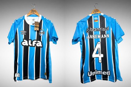 Grêmio 2025 Primeira Camisa Tam M Nº 4 Kannemann.