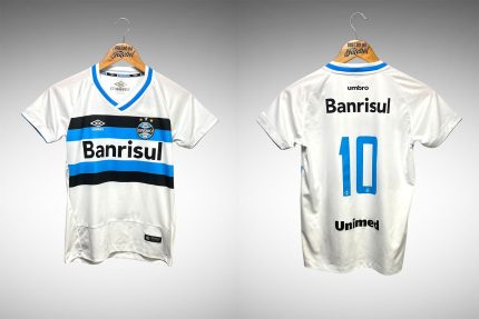 Grêmio 2016 Segunda Camisa Tam 12 anos Nº10.