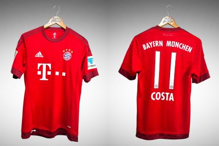 Bayern de Munique 2015 Primeira Camisa Tam P Nº 11 Costa.
