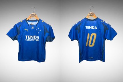 Cruzeiro 2007 Primeira Camisa Tam 10 anos Nº10 Infantil.