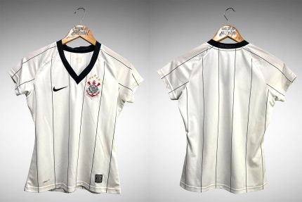 Corinthians 2008 Primeira Camisa Tam P Feminino.